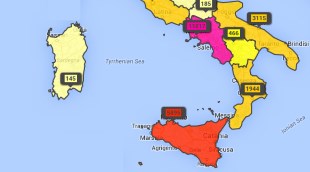 Mapas de los apellidos italianos